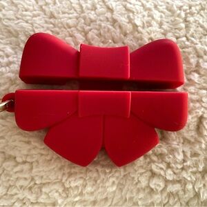 Target Heyday Holiday Red Bow-Shaped Keychain Accessory